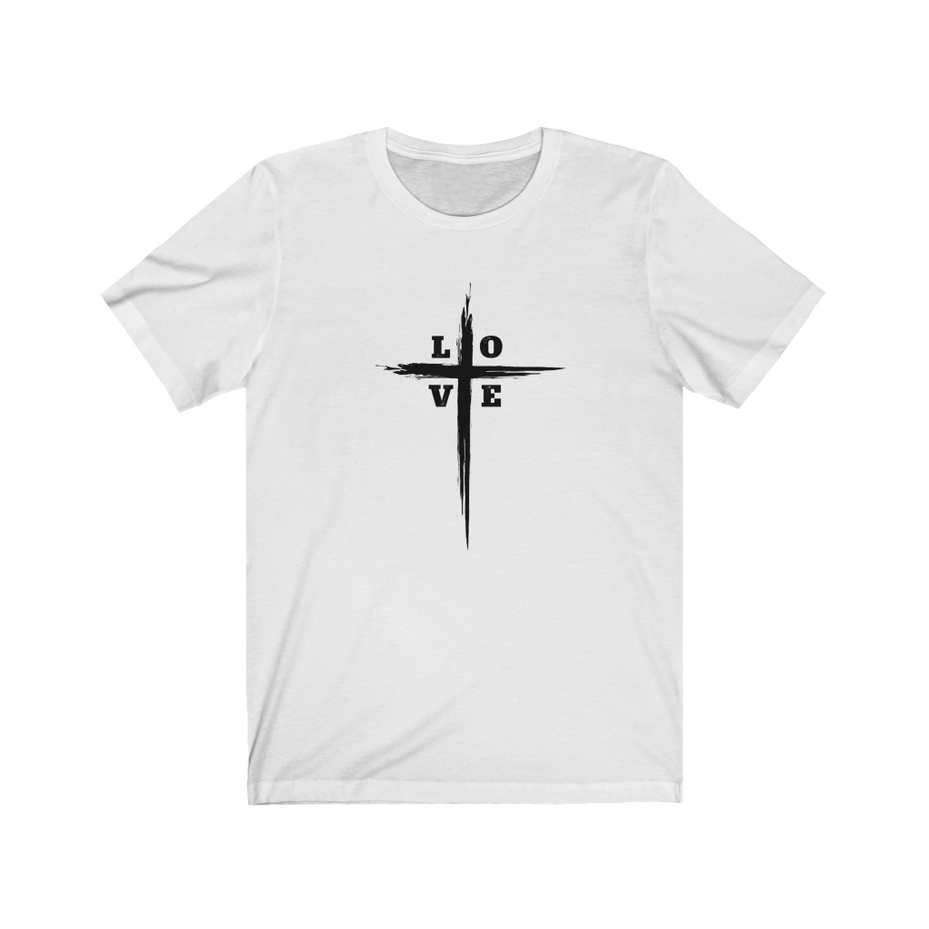 Love Cross | Cross T-Shirt | Love & The Cross T-shirt | L-O-V-E Cross ...