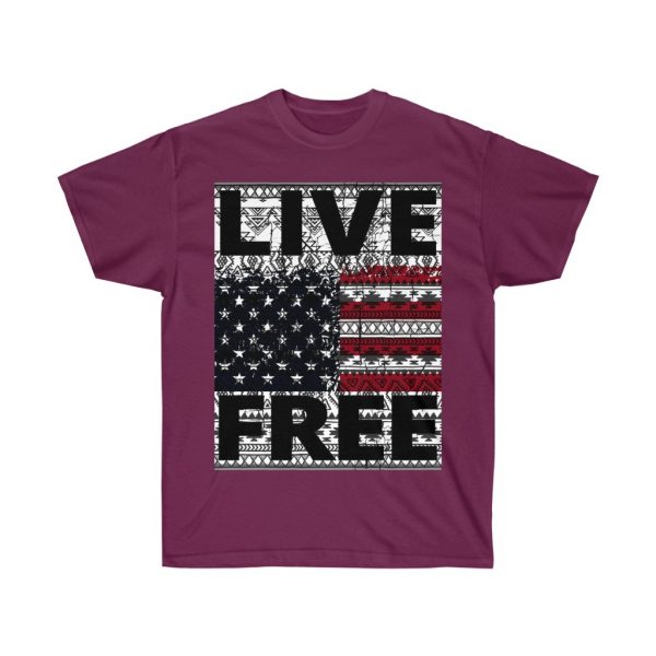 Live Free - USA Inspired - Unisex Ultra Cotton Tee | 21905 5