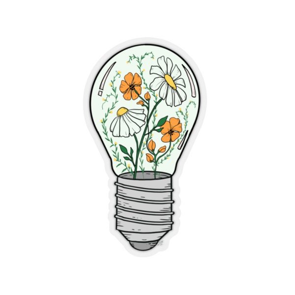 Bulb Garden | Light Bulb and Flowers | Stickers | 45747