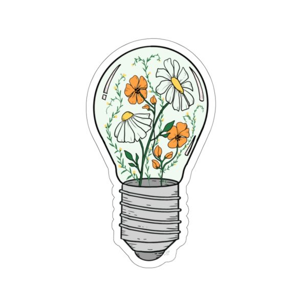 Bulb Garden | Light Bulb and Flowers | Stickers | 45748