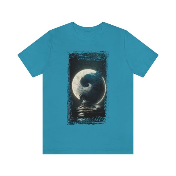 Yin-Yang Ocean & Moon - Unisex Jersey Short Sleeve Tee | 18054