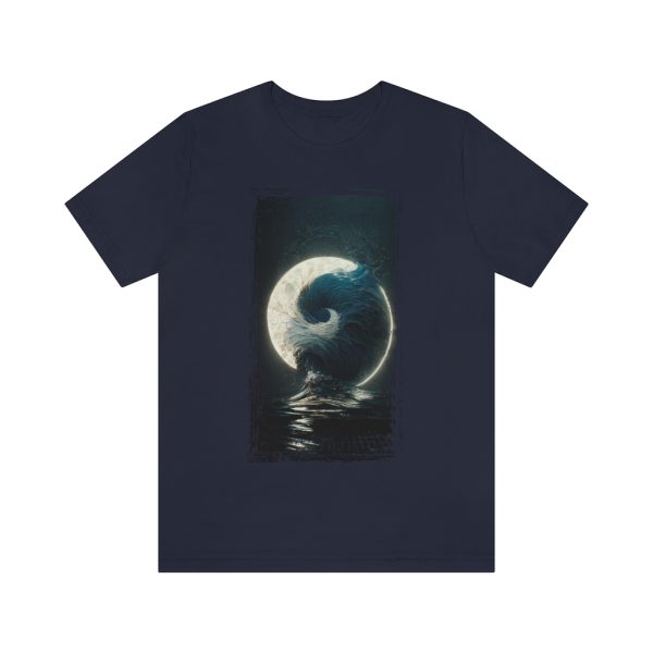 Yin-Yang Ocean & Moon - Unisex Jersey Short Sleeve Tee | 18398