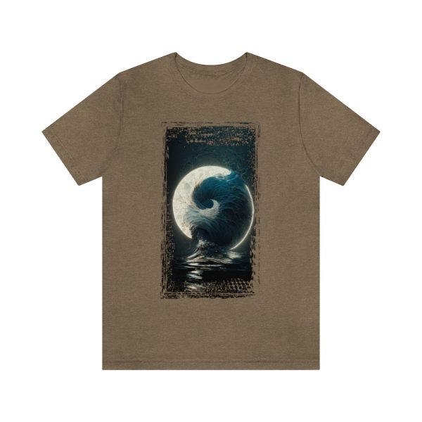 Yin-Yang Ocean & Moon - Unisex Jersey Short Sleeve Tee | 39562