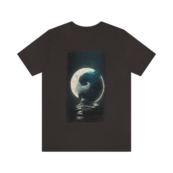 Yin-Yang Ocean & Moon - Unisex Jersey Short Sleeve Tee | 39583