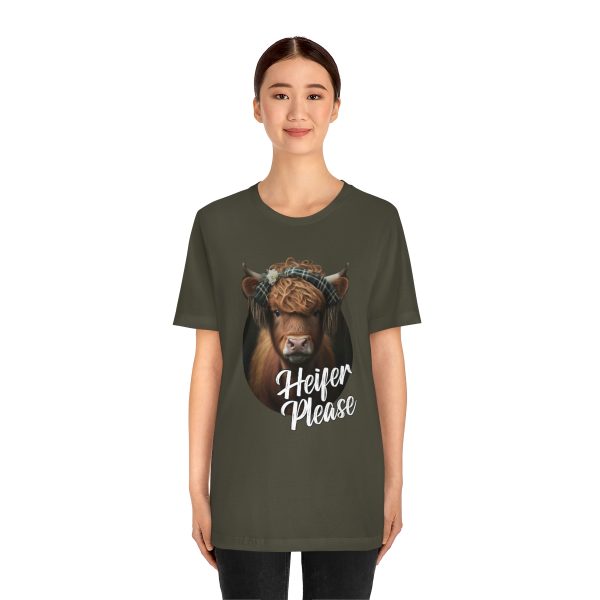 Heifer Please Highland Cow Funny T-shirt | Heifer Please | Short Sleeve Tee | 18062 10