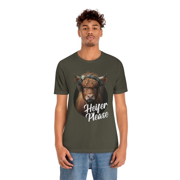 Heifer Please Highland Cow Funny T-shirt | Heifer Please | Short Sleeve Tee | 18062 11