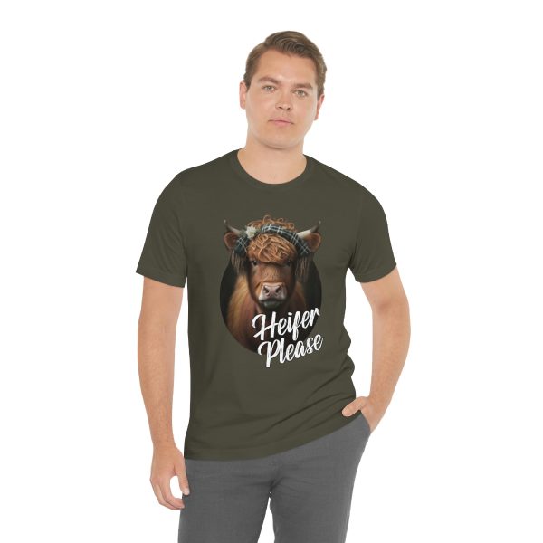 Heifer Please Highland Cow Funny T-shirt | Heifer Please | Short Sleeve Tee | 18062 13