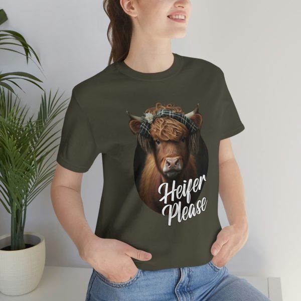 Heifer Please Highland Cow Funny T-shirt | Heifer Please | Short Sleeve Tee | 18062 14