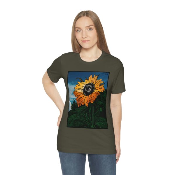 Sunflower (1919) | Unique Sunflower T-Shirt Short Sleeve Tee | 18062 3