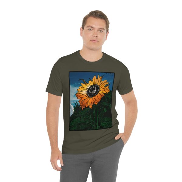 Sunflower (1919) | Unique Sunflower T-Shirt Short Sleeve Tee | 18062 4