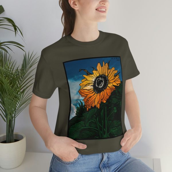 Sunflower (1919) | Unique Sunflower T-Shirt Short Sleeve Tee | 18062 5