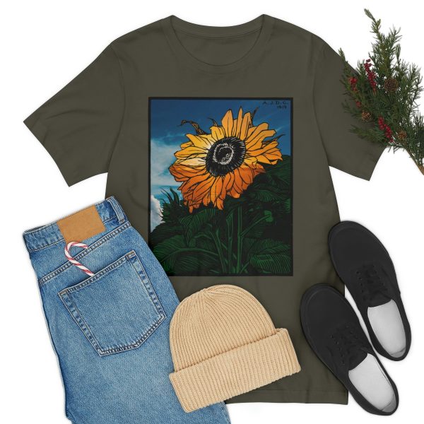 Sunflower (1919) | Unique Sunflower T-Shirt Short Sleeve Tee | 18062 6