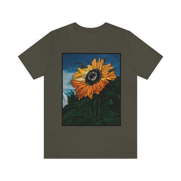 Sunflower (1919) | Unique Sunflower T-Shirt Short Sleeve Tee | 18062