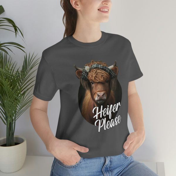 Heifer Please Highland Cow Funny T-shirt | Heifer Please | Short Sleeve Tee | 18070 14