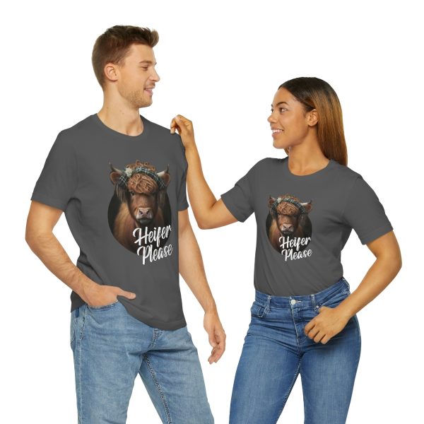 Heifer Please Highland Cow Funny T-shirt | Heifer Please | Short Sleeve Tee | 18070 17