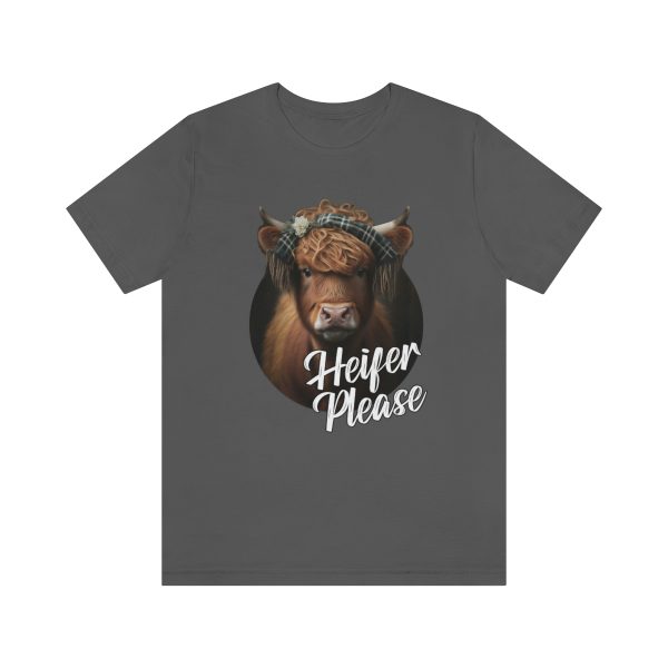 Heifer Please Highland Cow Funny T-shirt | Heifer Please | Short Sleeve Tee | 18070 9