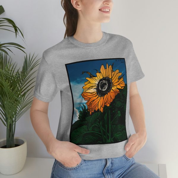 Sunflower (1919) | Unique Sunflower T-Shirt Short Sleeve Tee | 18078 5