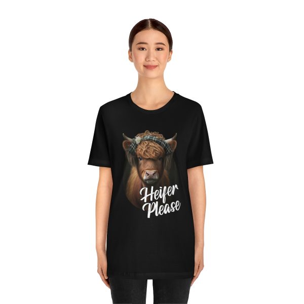 Heifer Please Highland Cow Funny T-shirt | Heifer Please | Short Sleeve Tee | 18102 10