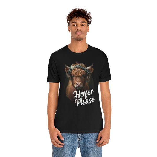 Heifer Please Highland Cow Funny T-shirt | Heifer Please | Short Sleeve Tee | 18102 11