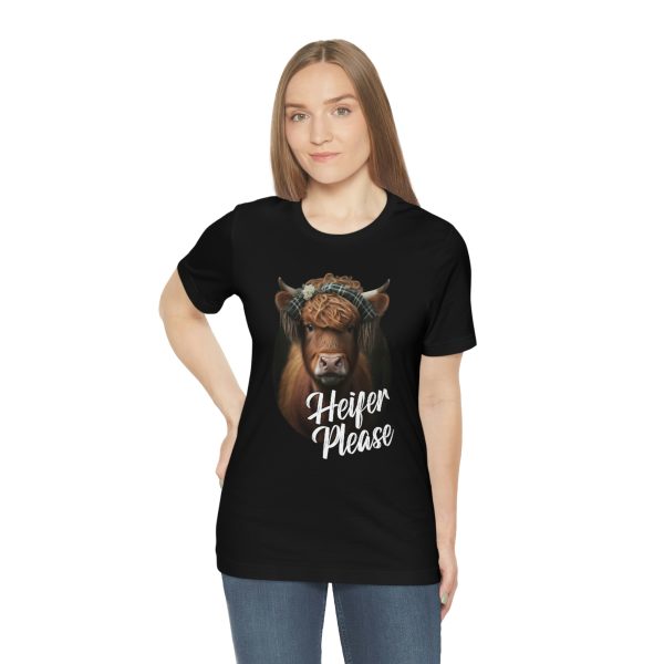 Heifer Please Highland Cow Funny T-shirt | Heifer Please | Short Sleeve Tee | 18102 12