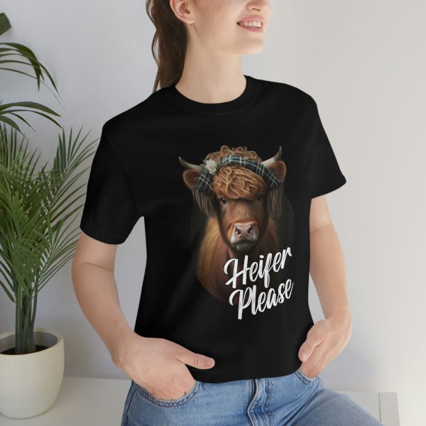 Heifer Please Highland Cow Funny T-shirt | Heifer Please | Short Sleeve Tee | 18102 14