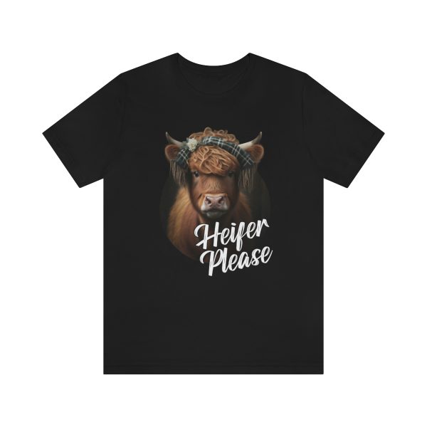 Heifer Please Highland Cow Funny T-shirt | Heifer Please | Short Sleeve Tee | 18102 9