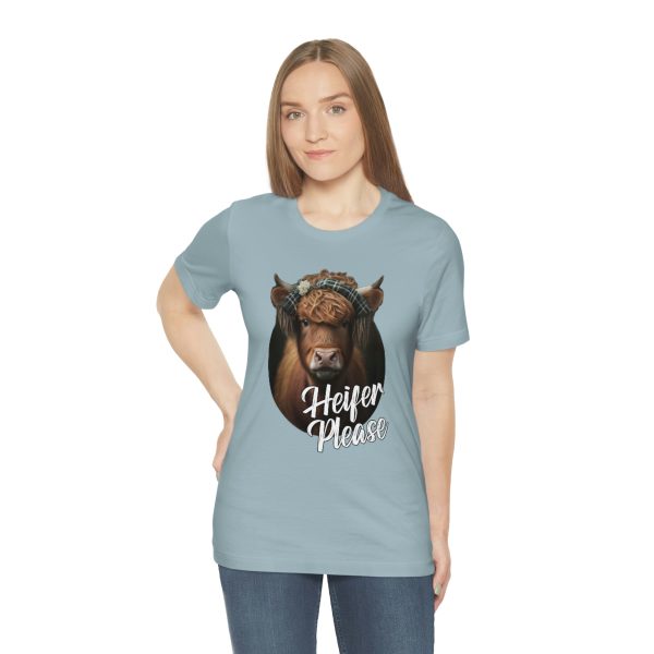Heifer Please Highland Cow Funny T-shirt | Heifer Please | Short Sleeve Tee | 18358 12