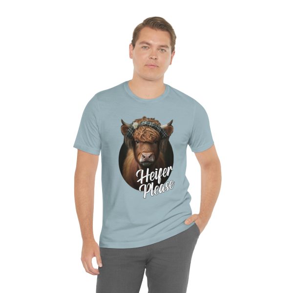 Heifer Please Highland Cow Funny T-shirt | Heifer Please | Short Sleeve Tee | 18358 13