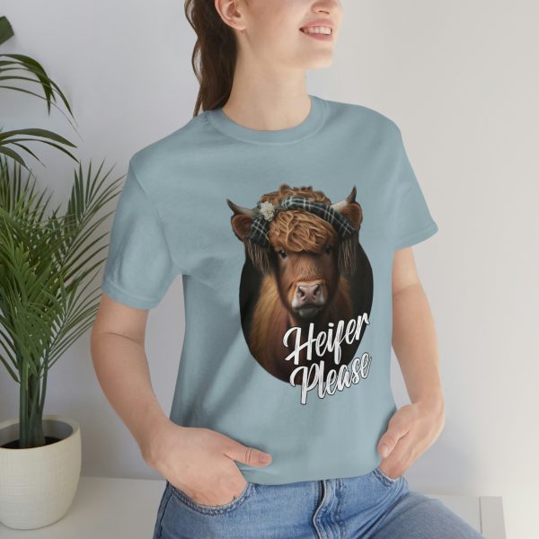 Heifer Please Highland Cow Funny T-shirt | Heifer Please | Short Sleeve Tee | 18358 14