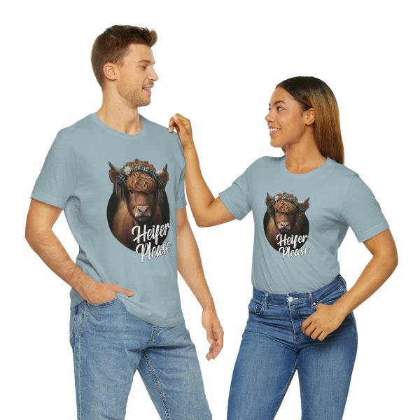 Heifer Please Highland Cow Funny T-shirt | Heifer Please | Short Sleeve Tee | 18358 17