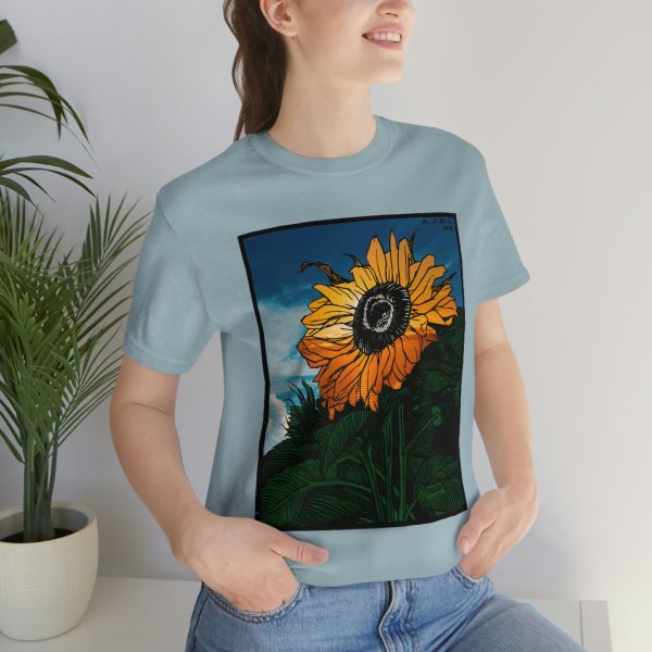 Sunflower (1919) | Unique Sunflower T-Shirt Short Sleeve Tee | 18358 5