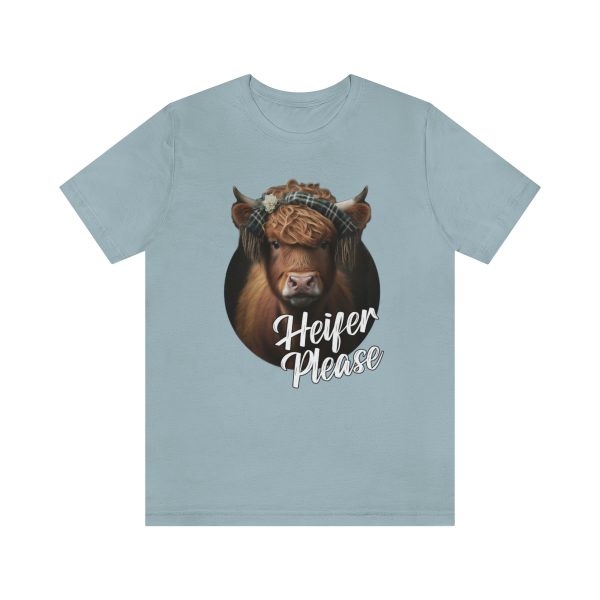 Heifer Please Highland Cow Funny T-shirt | Heifer Please | Short Sleeve Tee | 18358 9