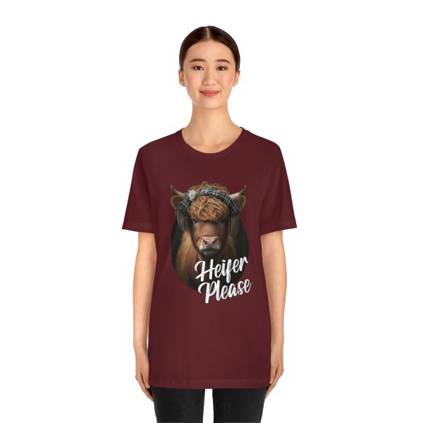 Heifer Please Highland Cow Funny T-shirt | Heifer Please | Short Sleeve Tee | 18374 10