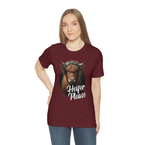 Heifer Please Highland Cow Funny T-shirt | Heifer Please | Short Sleeve Tee | 18374 12