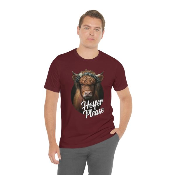 Heifer Please Highland Cow Funny T-shirt | Heifer Please | Short Sleeve Tee | 18374 13