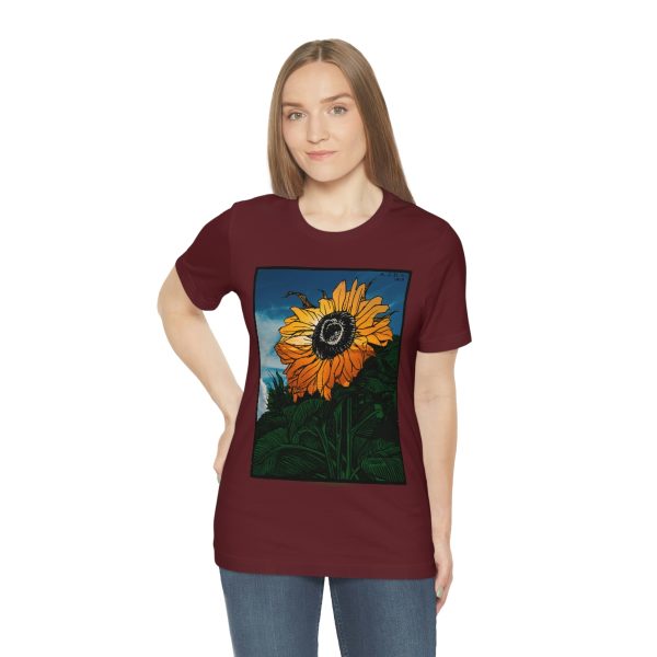 Sunflower (1919) | Unique Sunflower T-Shirt Short Sleeve Tee | 18374 3