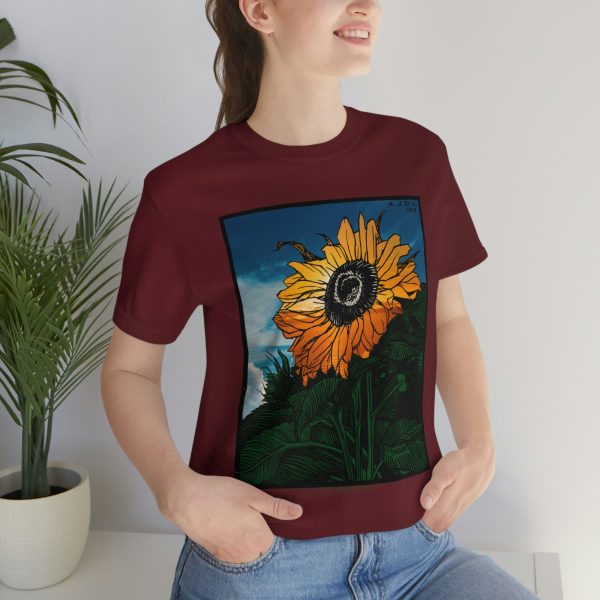 Sunflower (1919) | Unique Sunflower T-Shirt Short Sleeve Tee | 18374 5