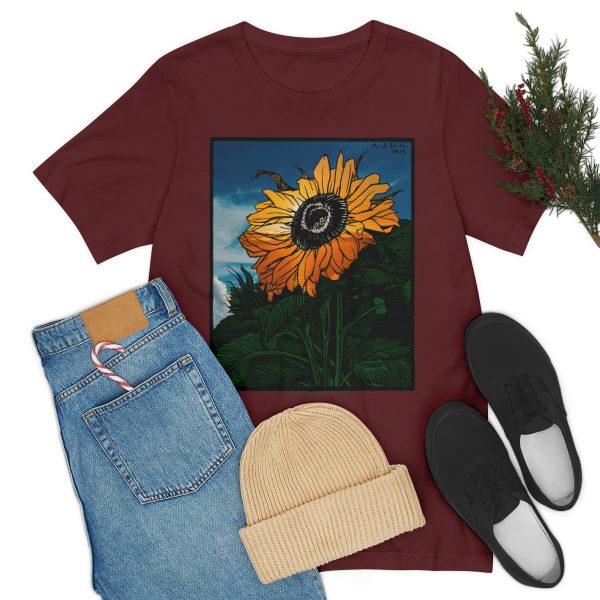 Sunflower (1919) | Unique Sunflower T-Shirt Short Sleeve Tee | 18374 6