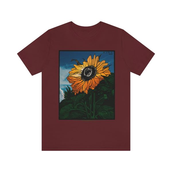 Sunflower (1919) | Unique Sunflower T-Shirt Short Sleeve Tee | 18374