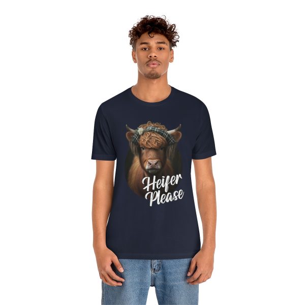 Heifer Please Highland Cow Funny T-shirt | Heifer Please | Short Sleeve Tee | 18398 11