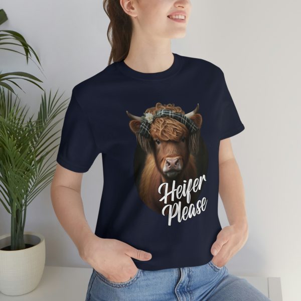Heifer Please Highland Cow Funny T-shirt | Heifer Please | Short Sleeve Tee | 18398 14