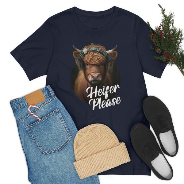 Heifer Please Highland Cow Funny T-shirt | Heifer Please | Short Sleeve Tee | 18398 15