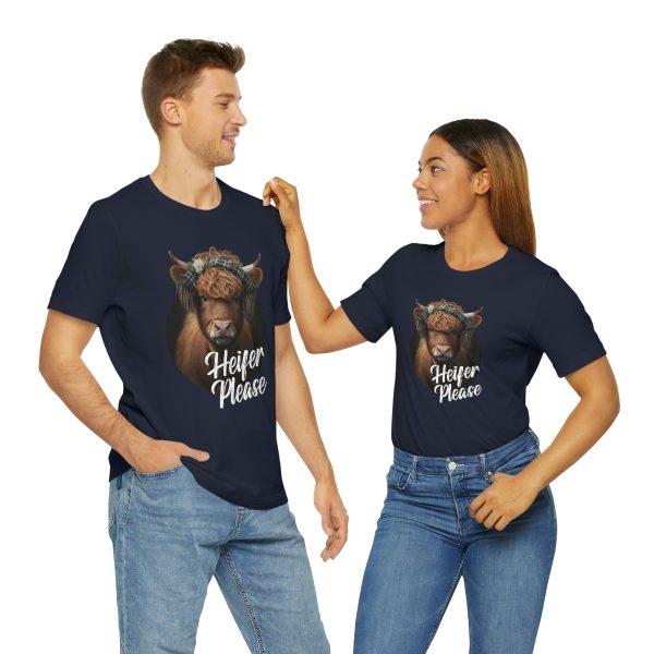 Heifer Please Highland Cow Funny T-shirt | Heifer Please | Short Sleeve Tee | 18398 17