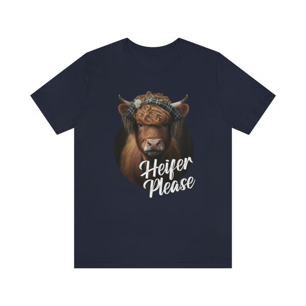 Heifer Please Highland Cow Funny T-shirt | Heifer Please | Short Sleeve Tee | 18398 9