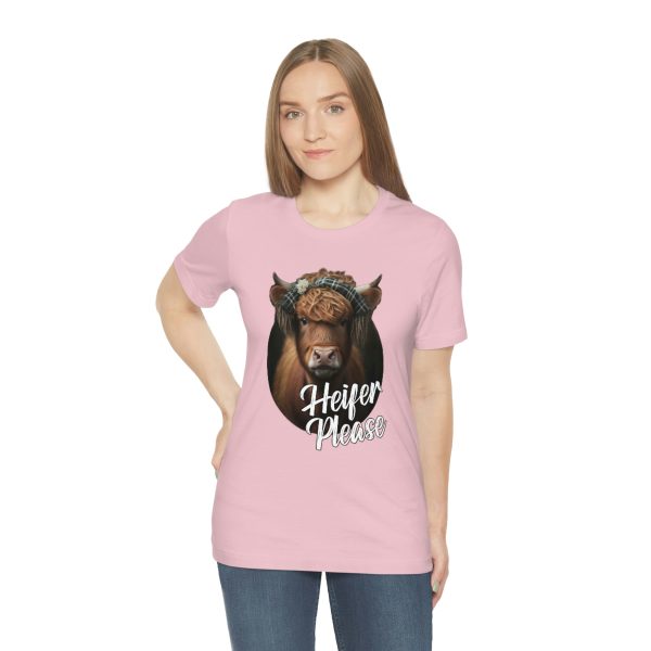 Heifer Please Highland Cow Funny T-shirt | Heifer Please | Short Sleeve Tee | 18438 12