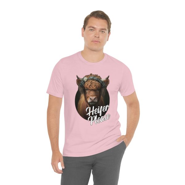 Heifer Please Highland Cow Funny T-shirt | Heifer Please | Short Sleeve Tee | 18438 13