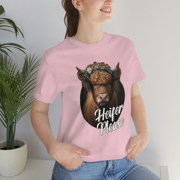 Heifer Please Highland Cow Funny T-shirt | Heifer Please | Short Sleeve Tee | 18438 14
