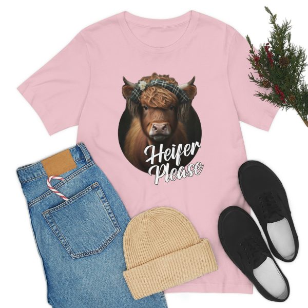 Heifer Please Highland Cow Funny T-shirt | Heifer Please | Short Sleeve Tee | 18438 15