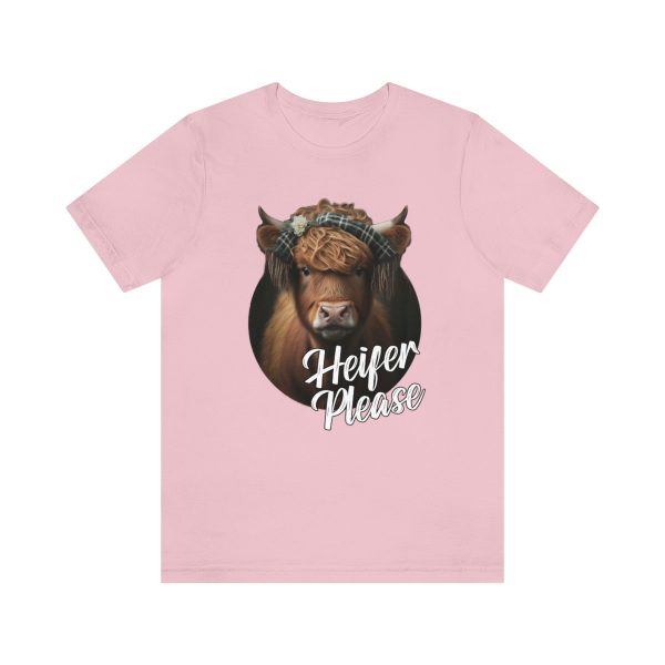 Heifer Please Highland Cow Funny T-shirt | Heifer Please | Short Sleeve Tee | 18438 9