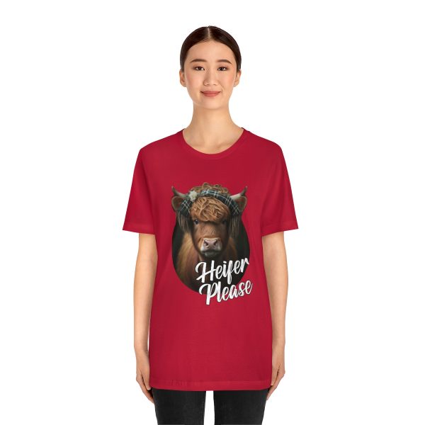 Heifer Please Highland Cow Funny T-shirt | Heifer Please | Short Sleeve Tee | 18446 10